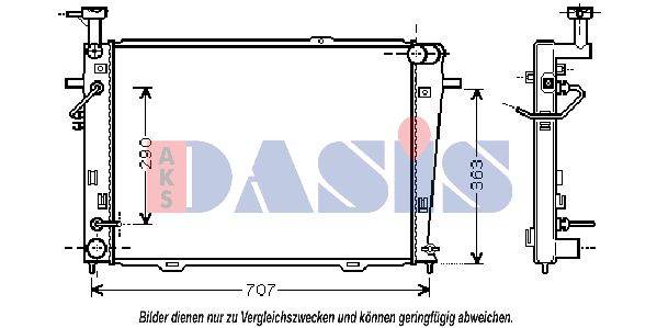 AKS DASIS Radiators, Motora dzesēšanas sistēma 510041N